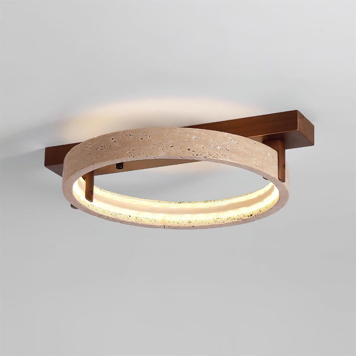 Ritta Lampe Plafonnier Travertin Naturel - Neutralighting