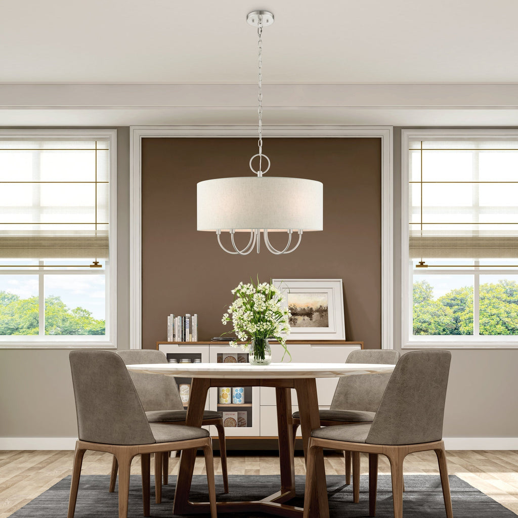 Chandelier en Tissu Vintage Classique Ovyneth - Neutralighting