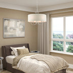 Chandelier en Tissu Vintage Classique Ovyneth - Neutralighting