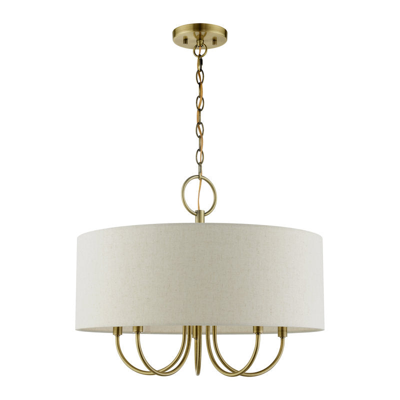 Chandelier en Tissu Vintage Classique Ovyneth - Neutralighting