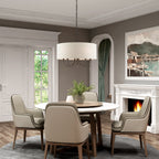 Chandelier en Tissu Vintage Classique Ovyneth - Neutralighting