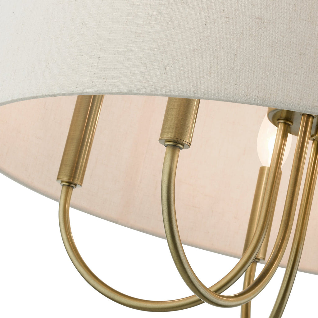 Chandelier en Tissu Vintage Classique Ovyneth - Neutralighting