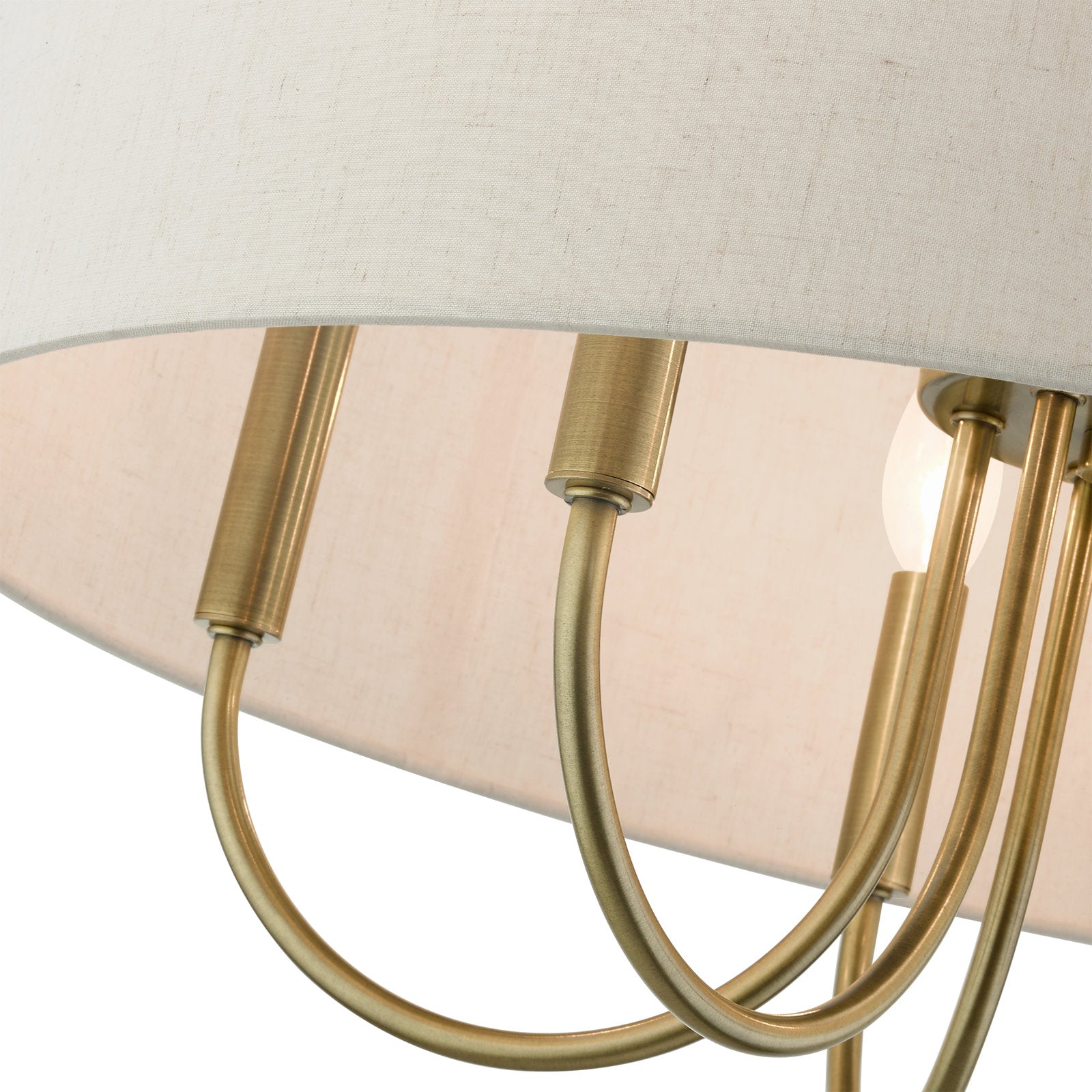 Chandelier en Tissu Vintage Classique Ovyneth - Neutralighting