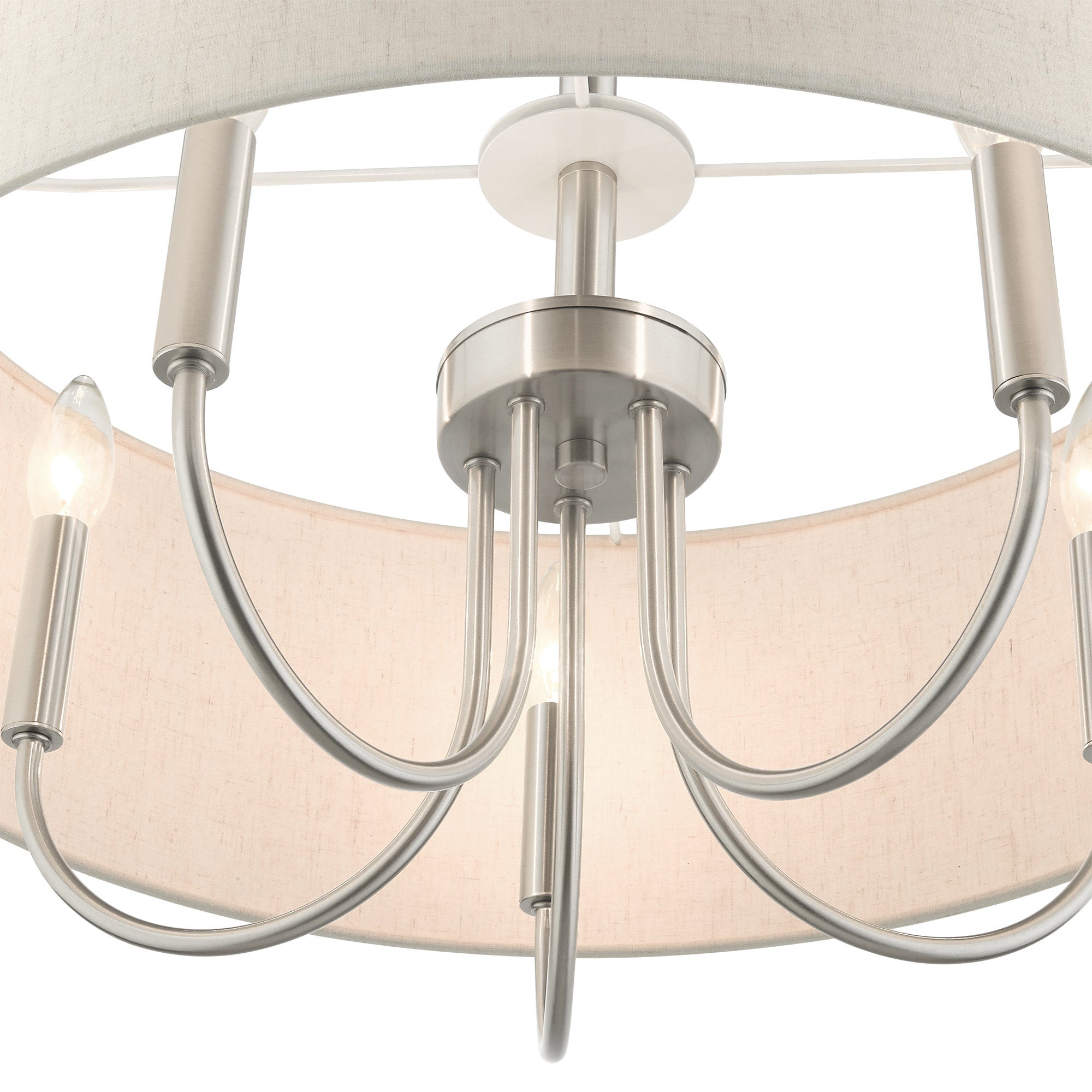 Chandelier en Tissu Vintage Classique Ovyneth - Neutralighting