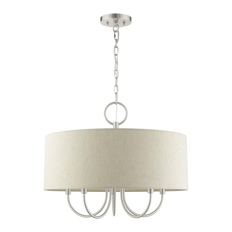 Chandelier en Tissu Vintage Classique Ovyneth - Neutralighting
