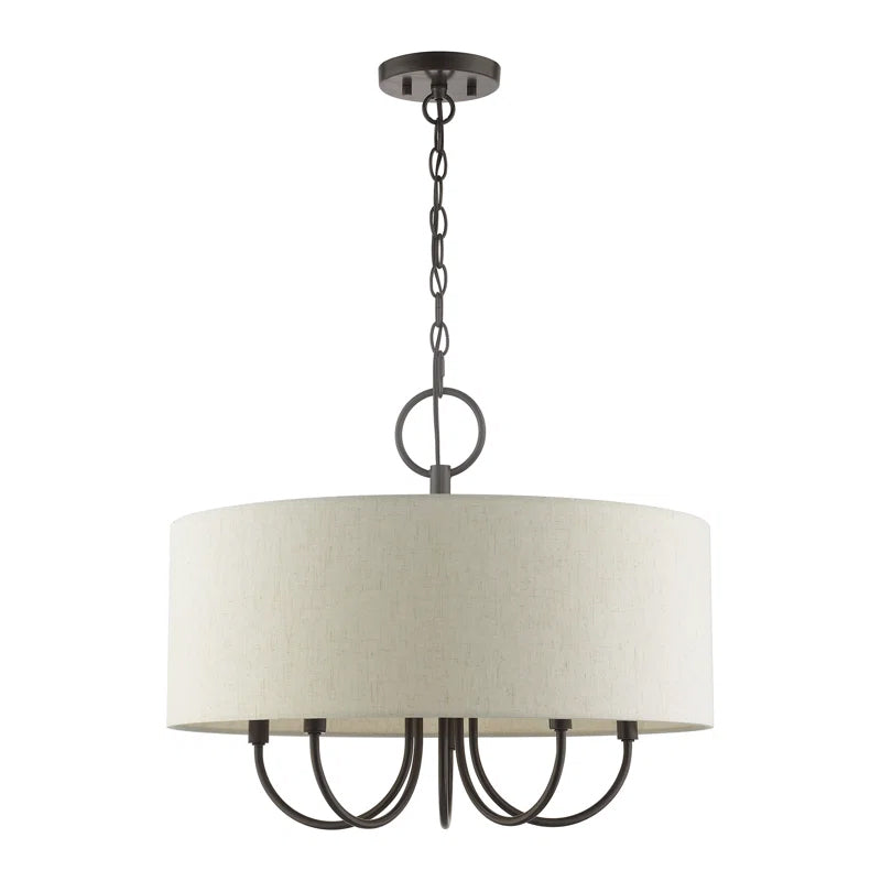 Chandelier en Tissu Vintage Classique Ovyneth - Neutralighting