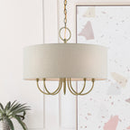 Chandelier en Tissu Vintage Classique Ovyneth - Neutralighting