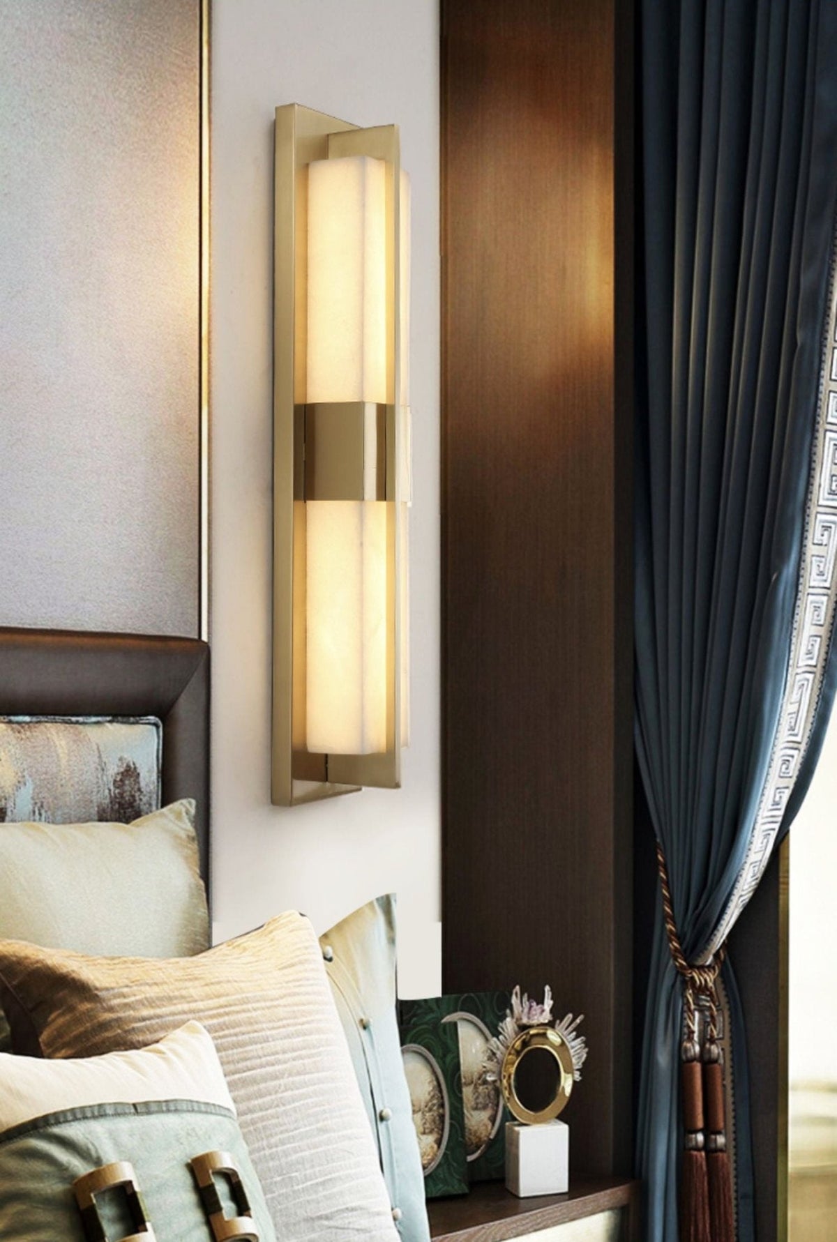 Caspian Applique Murale en Albâtre et Laiton - Neutralighting