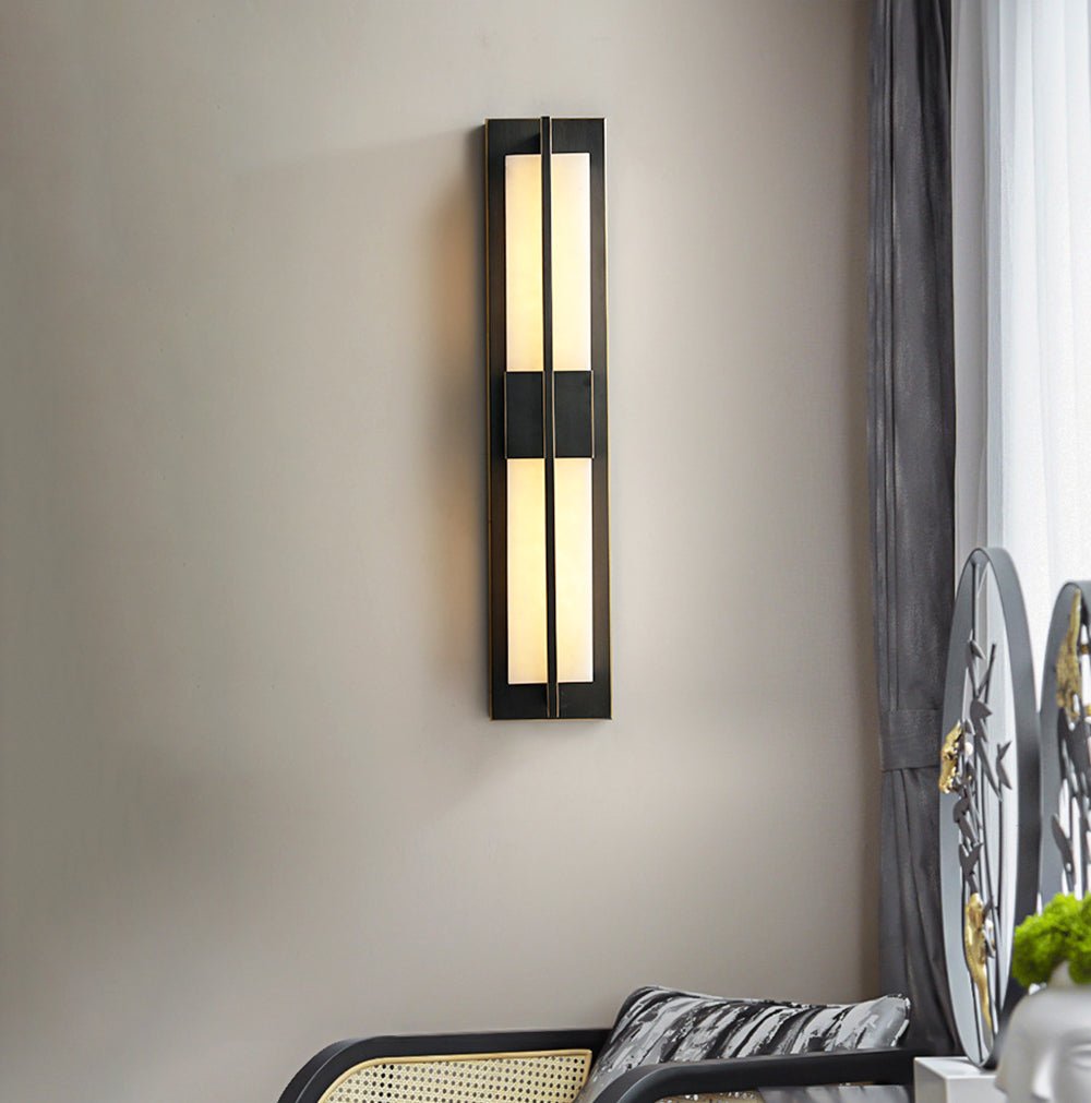 Caspian Applique Murale en Albâtre et Laiton - Neutralighting
