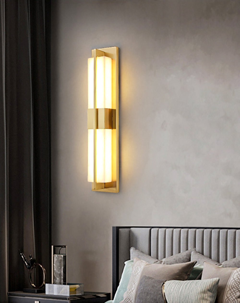 Caspian Applique Murale en Albâtre et Laiton - Neutralighting