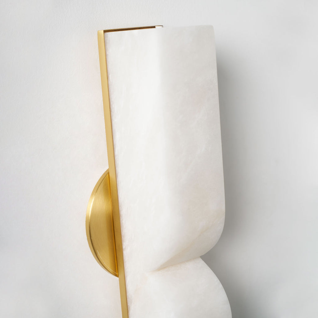 Lampe Murale Rectangulaire en Albâtre Moderne Minimaliste Lyvenisra - Neutralighting