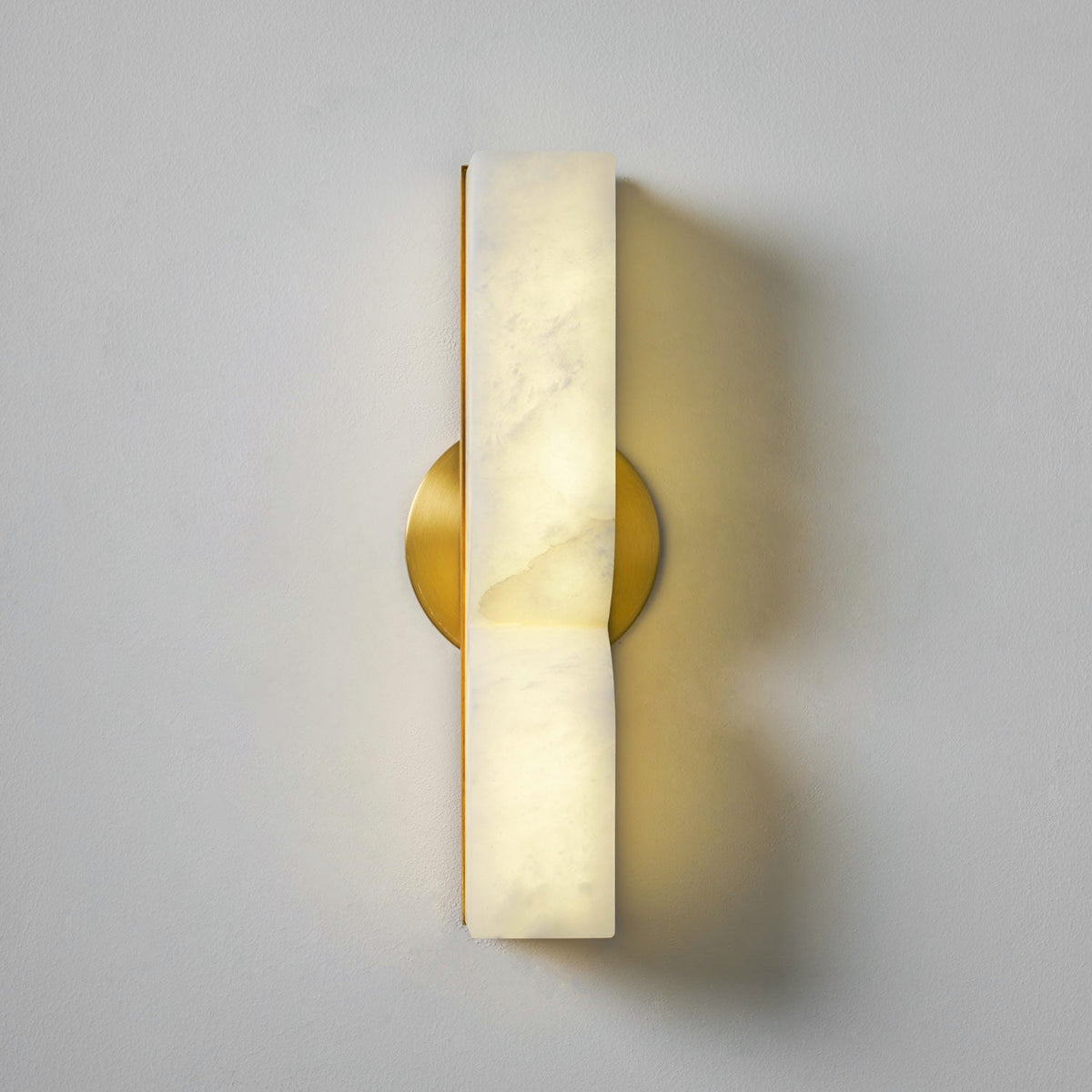 Lampe Murale Rectangulaire en Albâtre Moderne Minimaliste Lyvenisra - Neutralighting