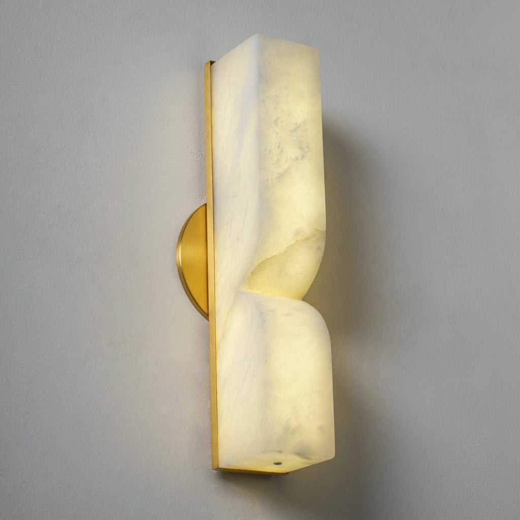 Lampe Murale Rectangulaire en Albâtre Moderne Minimaliste Lyvenisra - Neutralighting