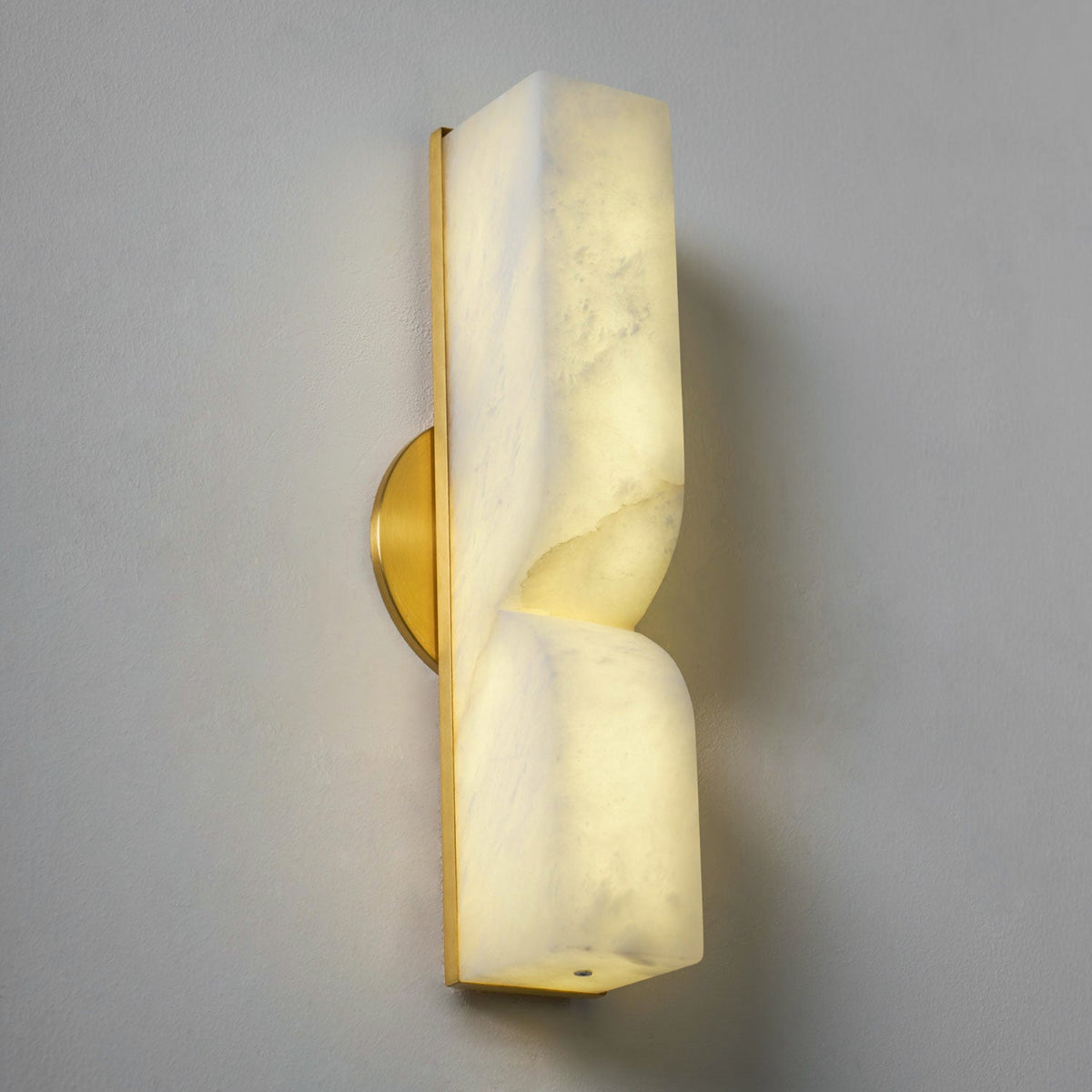 Lampe Murale Rectangulaire en Albâtre Moderne Minimaliste Lyvenisra - Neutralighting