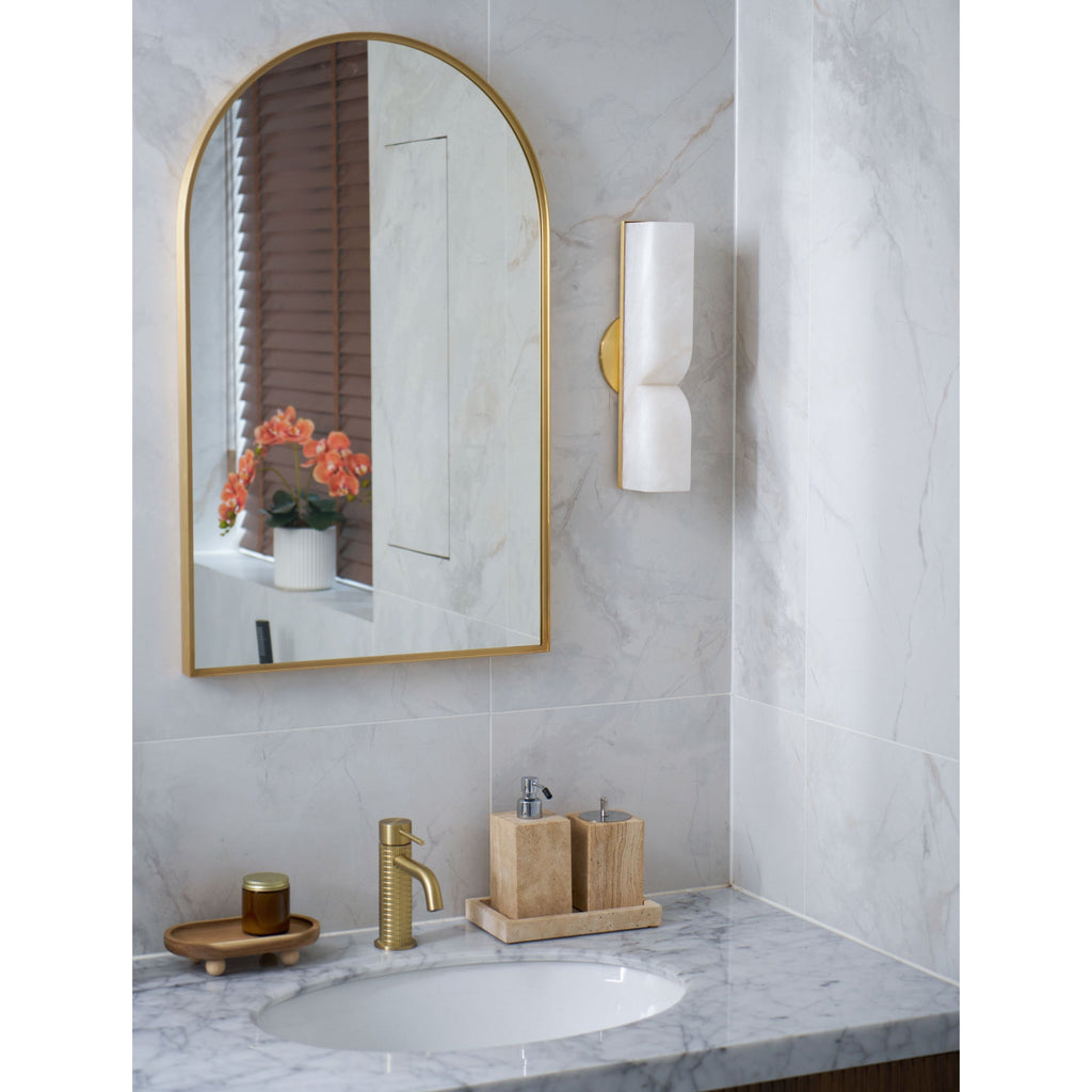 Lampe Murale Rectangulaire en Albâtre Moderne Minimaliste Lyvenisra - Neutralighting