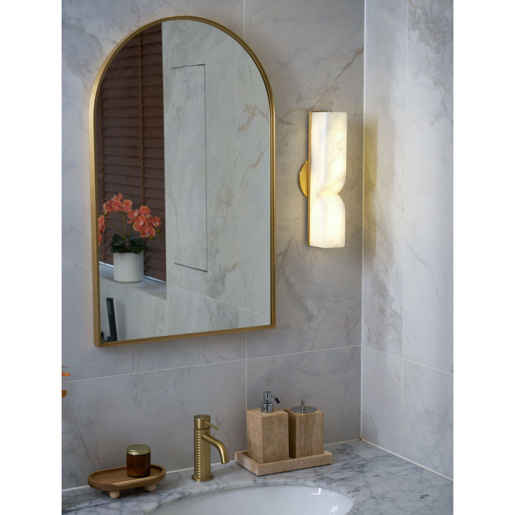 Lampe Murale Rectangulaire en Albâtre Moderne Minimaliste Lyvenisra - Neutralighting