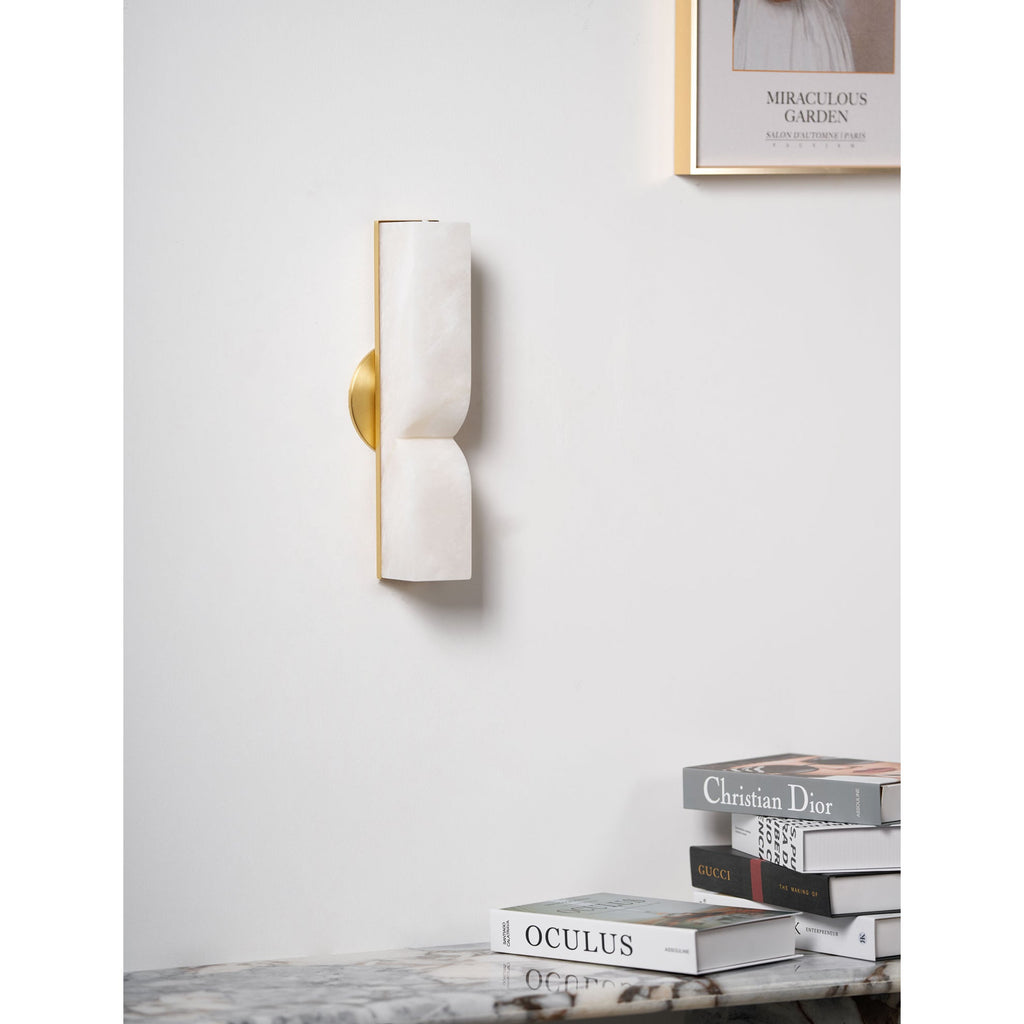 Lampe Murale Rectangulaire en Albâtre Moderne Minimaliste Lyvenisra - Neutralighting
