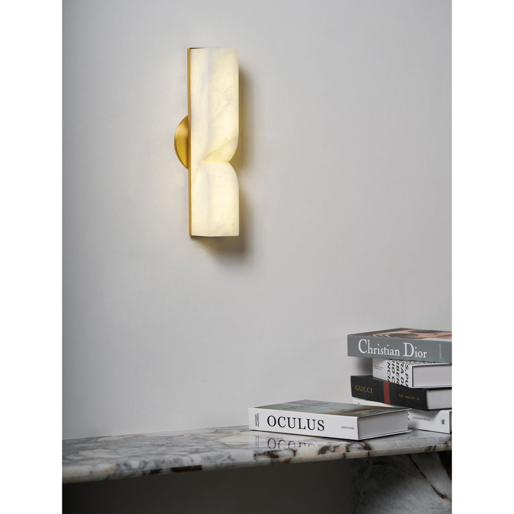 Lampe Murale Rectangulaire en Albâtre Moderne Minimaliste Lyvenisra - Neutralighting
