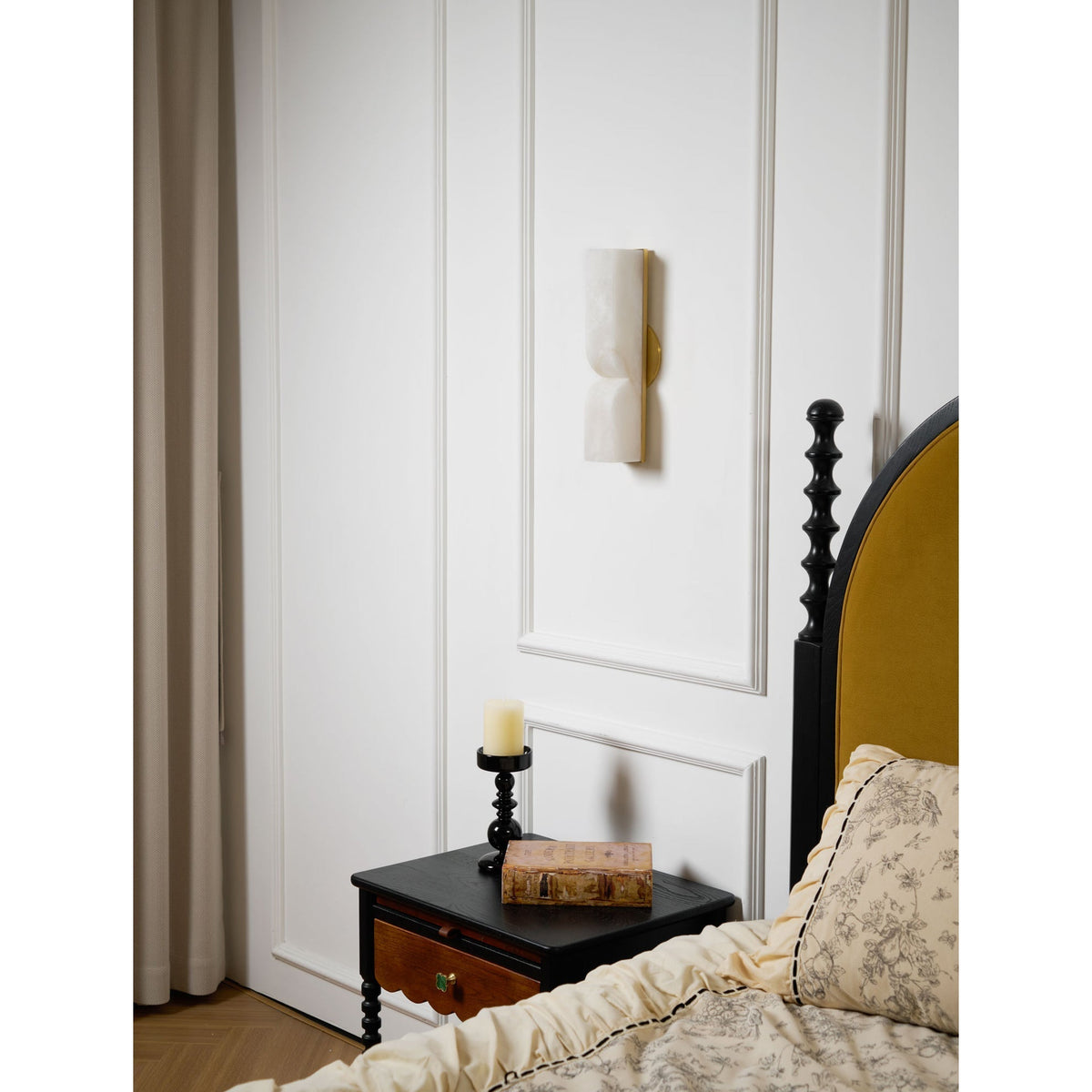 Lampe Murale Rectangulaire en Albâtre Moderne Minimaliste Lyvenisra - Neutralighting