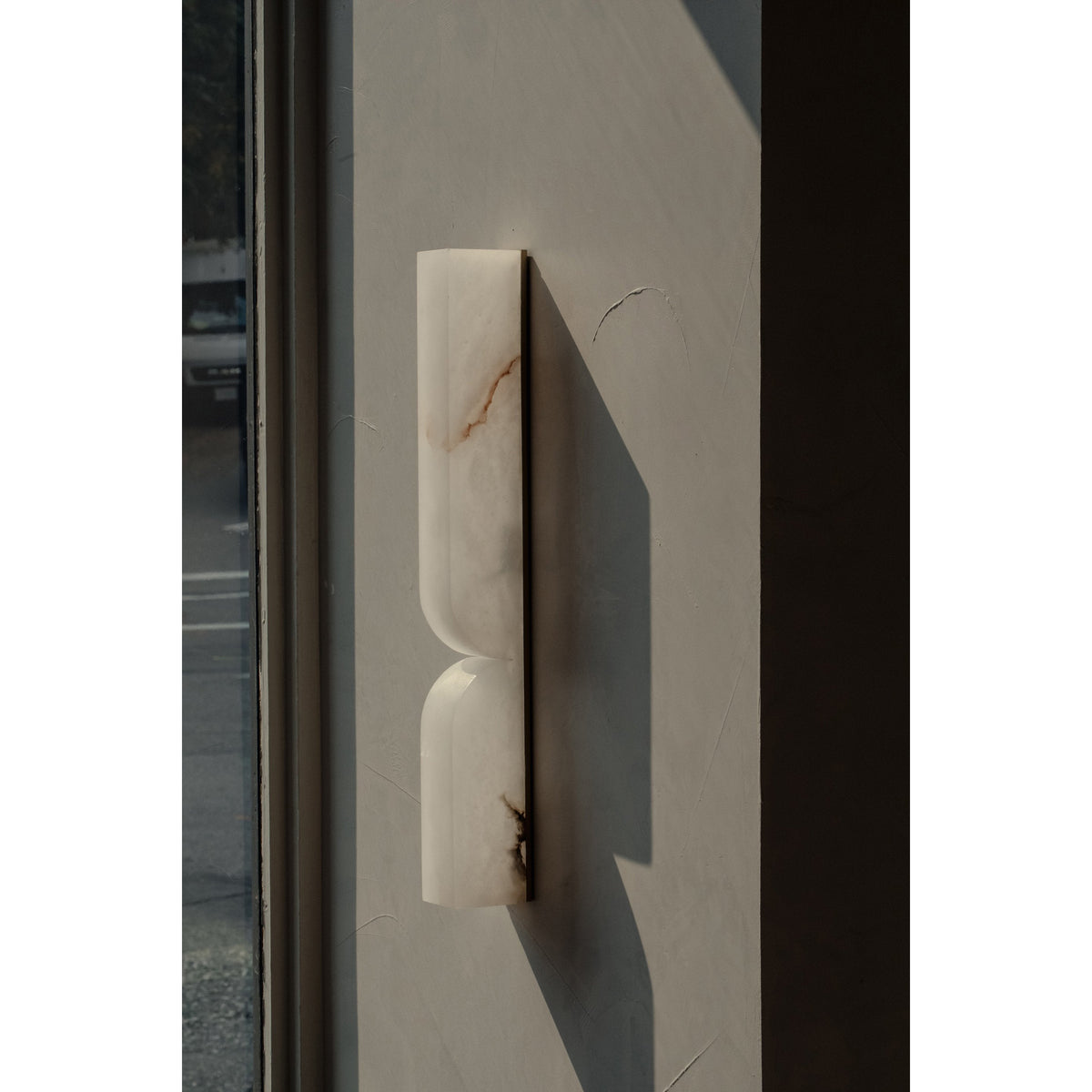 Lampe Murale Rectangulaire en Albâtre Moderne Minimaliste Lyvenisra - Neutralighting