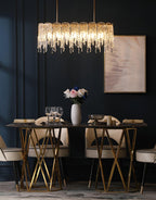 Cathaa Postmoderne Luxe Verre Crystal Lustre - Neutralighting