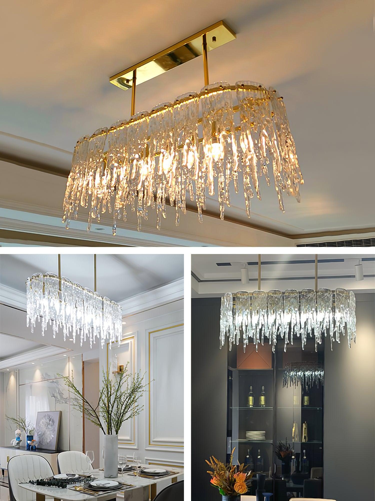 Cathaa Postmoderne Luxe Verre Crystal Lustre - Neutralighting