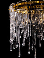 Cathaa Postmoderne Luxe Verre Crystal Lustre - Neutralighting