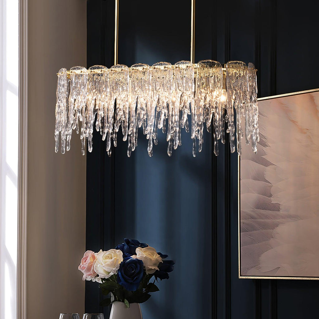 Cathaa Postmoderne Luxe Verre Crystal Lustre - Neutralighting