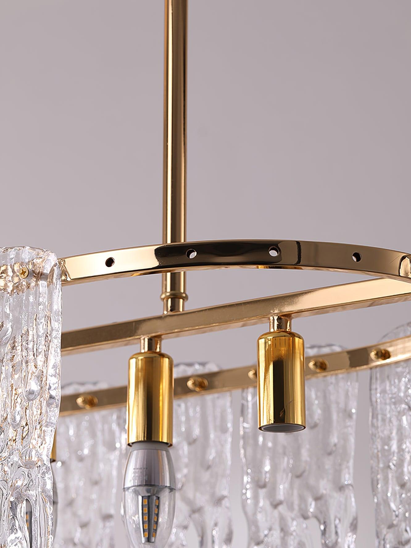 Cathaa Postmoderne Luxe Verre Crystal Lustre - Neutralighting