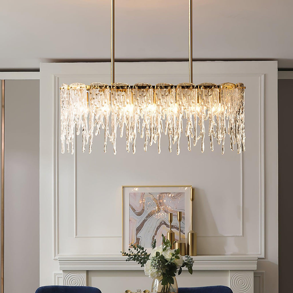 Cathaa Postmoderne Luxe Verre Crystal Lustre - Neutralighting