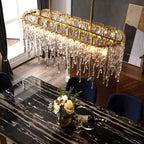 Cathaa Postmoderne Luxe Verre Crystal Lustre - Neutralighting