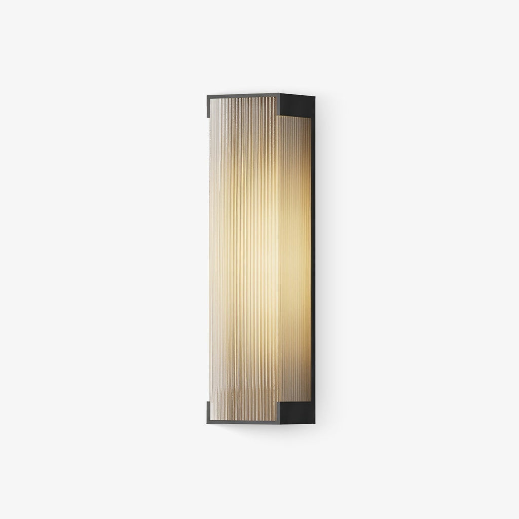 Ivela Applique Murale Extérieure Solaire Rectangulaire Unique - Neutralighting