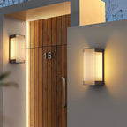 Ivela Applique Murale Extérieure Solaire Rectangulaire Unique - Neutralighting