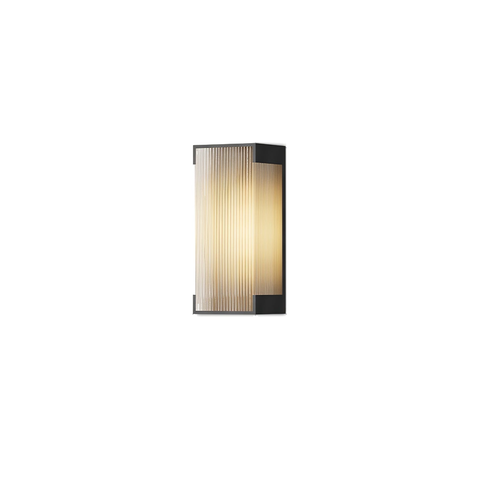 Ivela Applique Murale Extérieure Solaire Rectangulaire Unique - Neutralighting