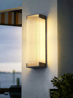 Ivela Applique Murale Extérieure Solaire Rectangulaire Unique - Neutralighting