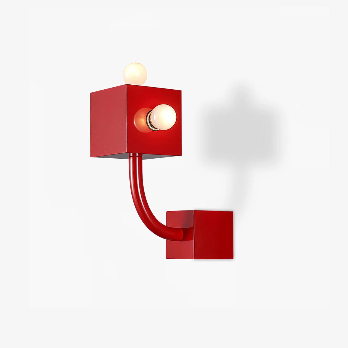Alanna Applique Murale Créativité Individuelle Cube Rouge - Neutralighting