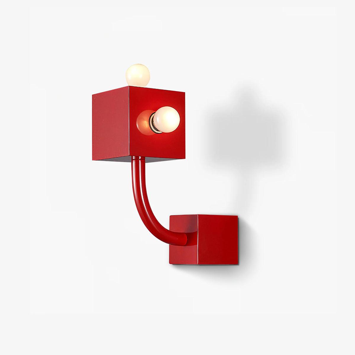 Alanna Applique Murale Créativité Individuelle Cube Rouge - Neutralighting