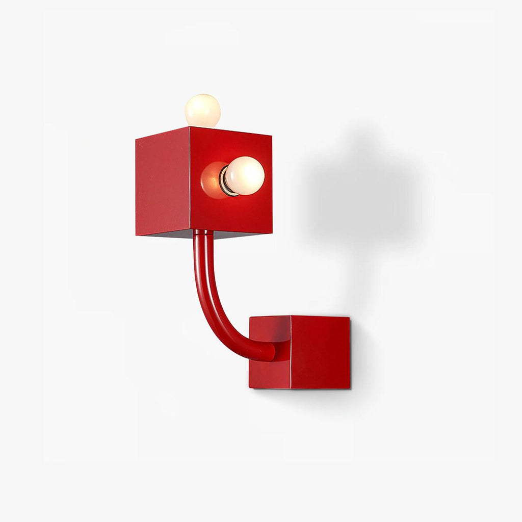 Alanna Applique Murale Créativité Individuelle Cube Rouge - Neutralighting