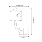 AvantCube Applique Murale Rouge - Neutralighting
