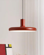 Frisbee Lampe Pendante Aluminium Rouge Industriel - Neutralighting