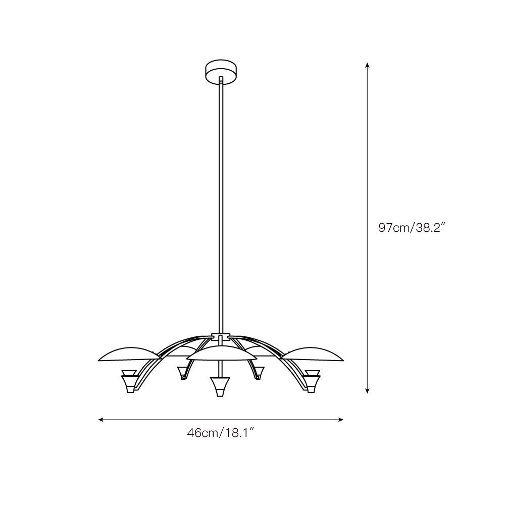 Chandelier Métal Premium Nordique Cumiror - Neutralighting