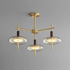 Redondo Lustre Laiton Verre LED - Neutralighting