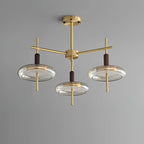 Redondo Lustra Lustre Laiton Verre LED Moderne - Neutralighting