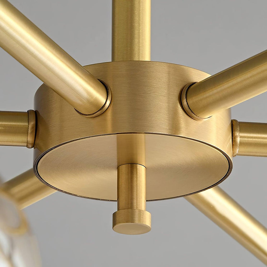 Redondo Lustre Laiton Verre LED - Neutralighting