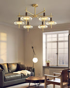 Redondo Lustra Lustre Laiton Verre LED Moderne - Neutralighting