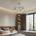 Redondo Lustra Lustre Laiton Verre LED Moderne - Neutralighting