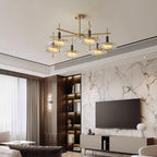 Redondo Lustre Laiton Verre LED - Neutralighting