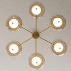 Redondo Lustre Laiton Verre LED - Neutralighting