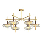 Redondo Lustra Lustre Laiton Verre LED Moderne - Neutralighting