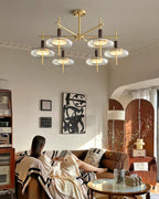 Redondo Lustre Laiton Verre LED - Neutralighting